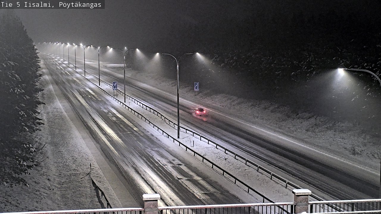 Weather Camera Image Road 5 Iisalmi, Pöytäkangas, Iisalmi, Pohjois-Savo
