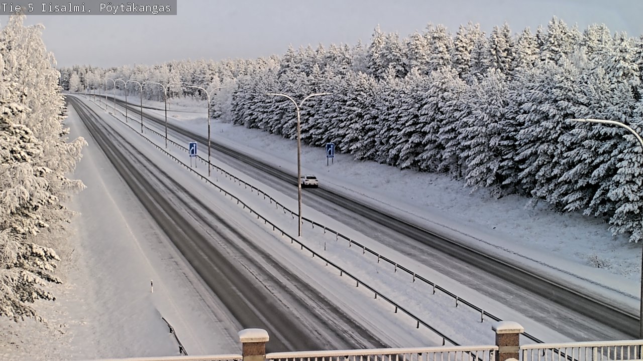 Weather Camera Image Väg 5 Idensalmi, Pöytäkangas, Iisalmi, Pohjois-Savo