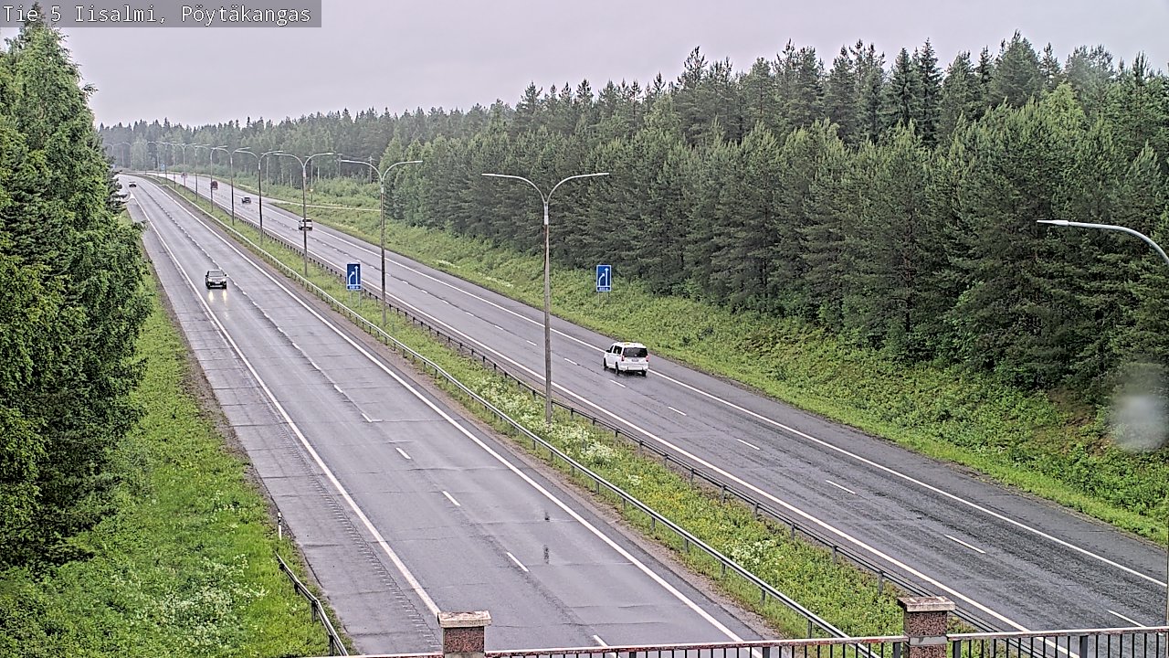 Weather Camera Image Väg 5 Idensalmi, Pöytäkangas, Iisalmi, Pohjois-Savo