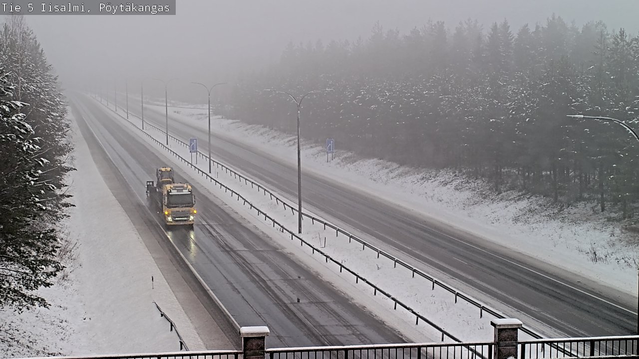 Weather Camera Image Road 5 Iisalmi, Pöytäkangas, Iisalmi, Pohjois-Savo