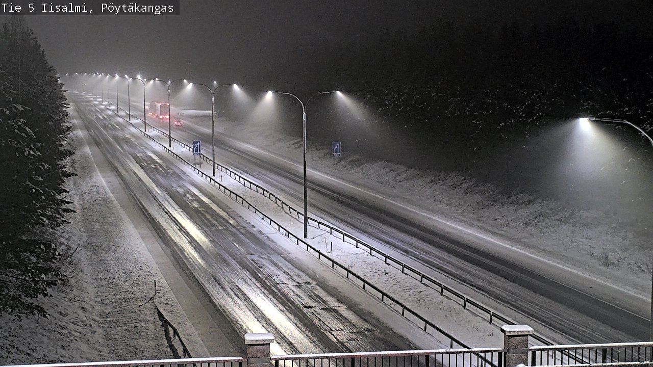 Weather Camera Image Road 5 Iisalmi, Pöytäkangas, Iisalmi, Pohjois-Savo