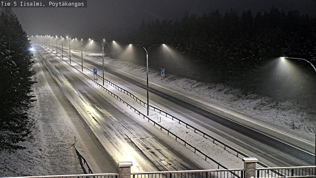 Weather Camera Image Road 5 Iisalmi, Pöytäkangas, Iisalmi, Pohjois-Savo