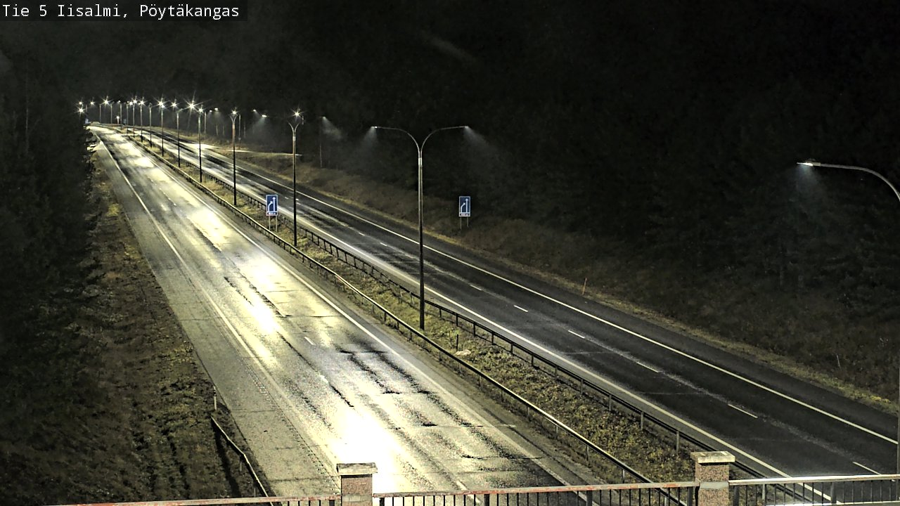 Weather Camera Image Road 5 Iisalmi, Pöytäkangas, Iisalmi, Pohjois-Savo