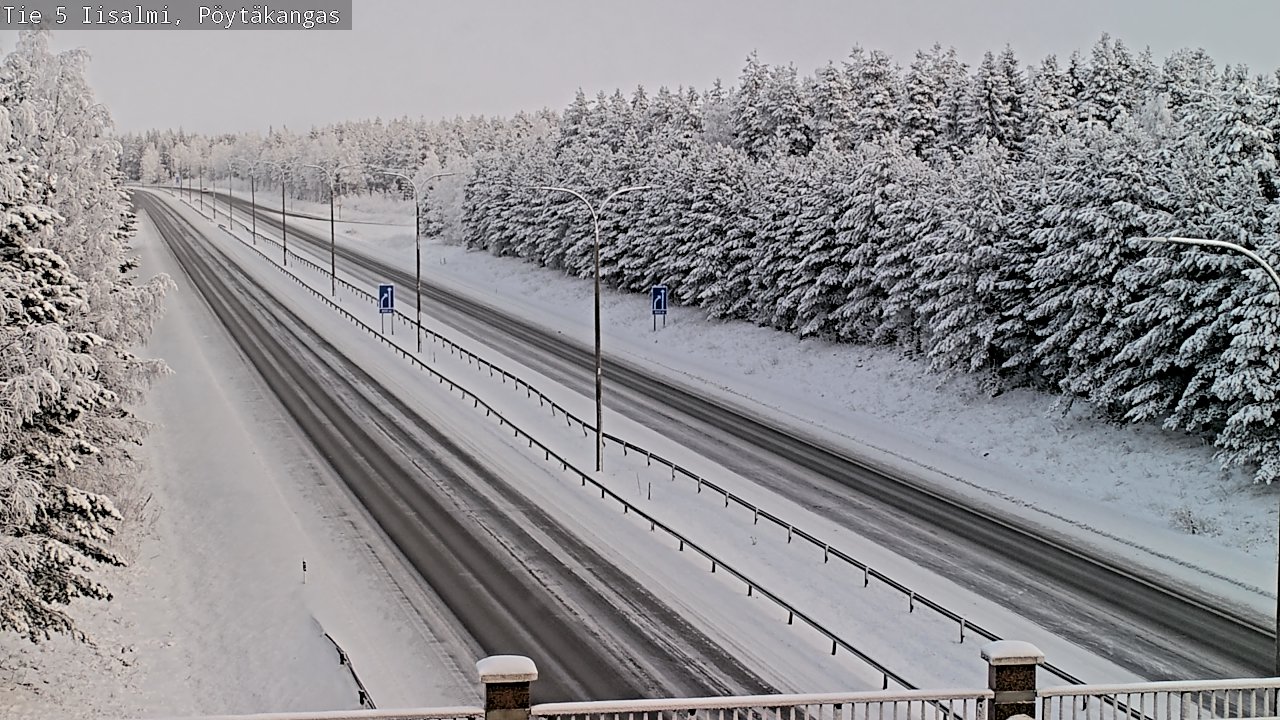 Weather Camera Image Väg 5 Idensalmi, Pöytäkangas, Iisalmi, Pohjois-Savo