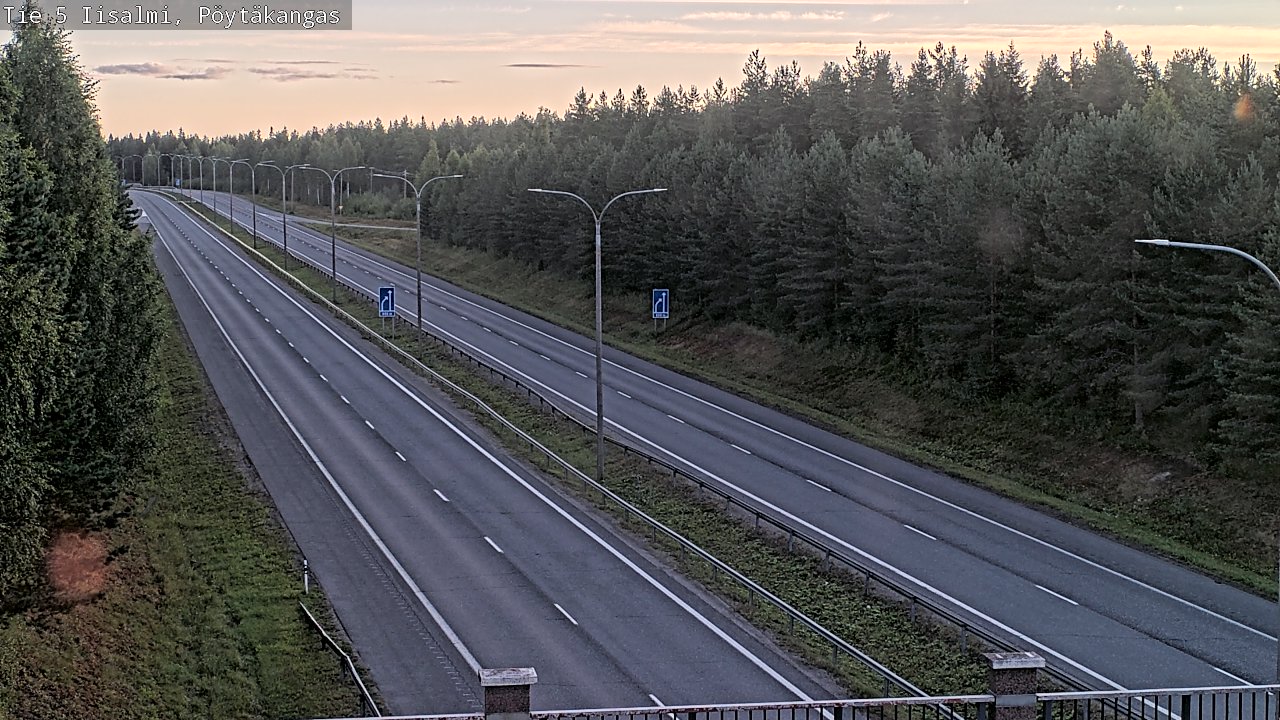 Weather Camera Image Väg 5 Idensalmi, Pöytäkangas, Iisalmi, Pohjois-Savo