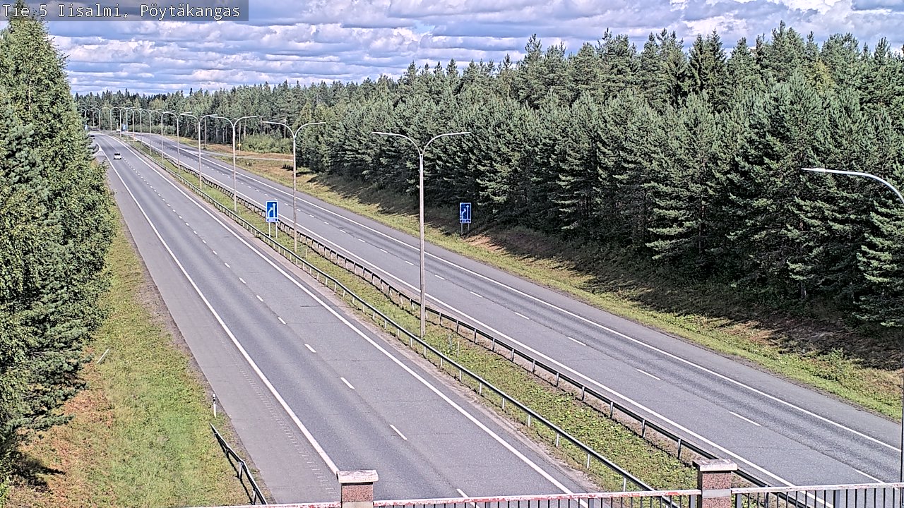 Weather Camera Image Road 5 Iisalmi, Pöytäkangas, Iisalmi, Pohjois-Savo