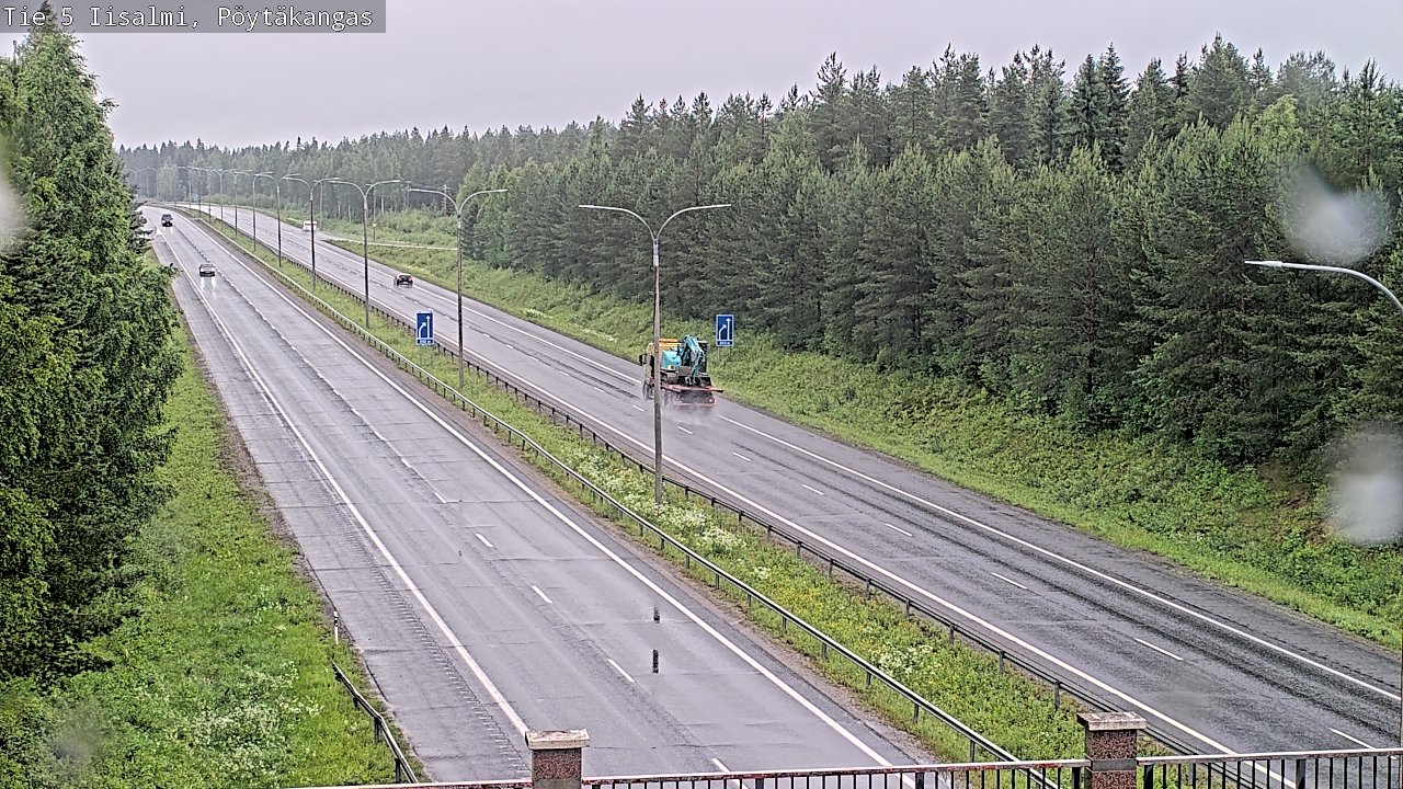 Weather Camera Image Väg 5 Idensalmi, Pöytäkangas, Iisalmi, Pohjois-Savo