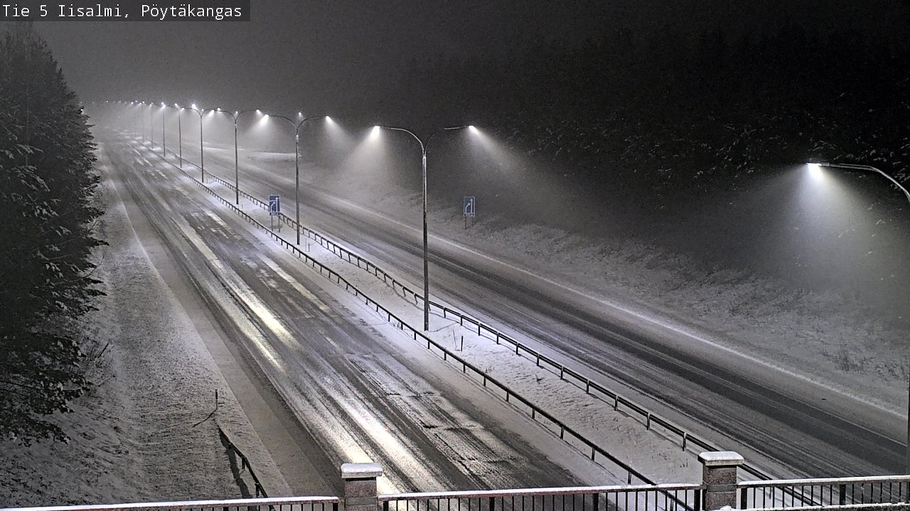 Weather Camera Image Road 5 Iisalmi, Pöytäkangas, Iisalmi, Pohjois-Savo