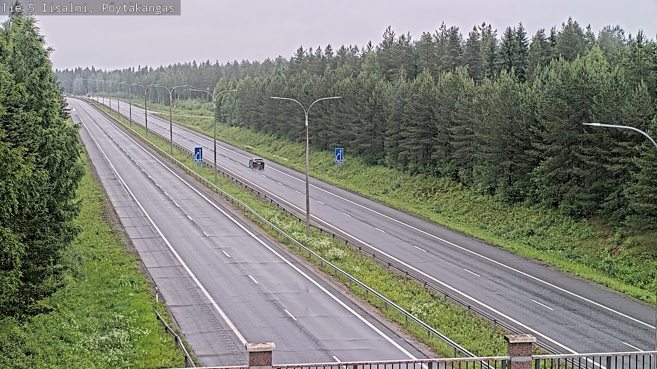 Weather Camera Image Väg 5 Idensalmi, Pöytäkangas, Iisalmi, Pohjois-Savo