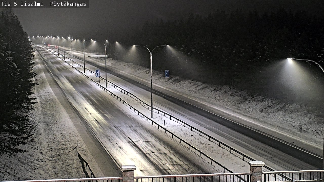 Weather Camera Image Road 5 Iisalmi, Pöytäkangas, Iisalmi, Pohjois-Savo