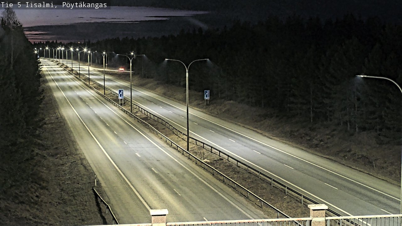 Weather Camera Image Väg 5 Idensalmi, Pöytäkangas, Iisalmi, Pohjois-Savo