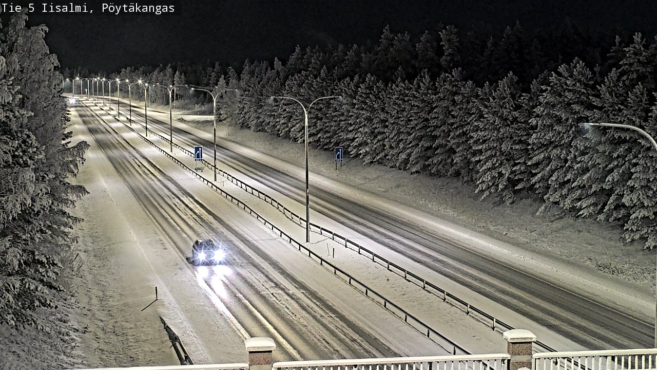 Weather Camera Image Väg 5 Idensalmi, Pöytäkangas, Iisalmi, Pohjois-Savo