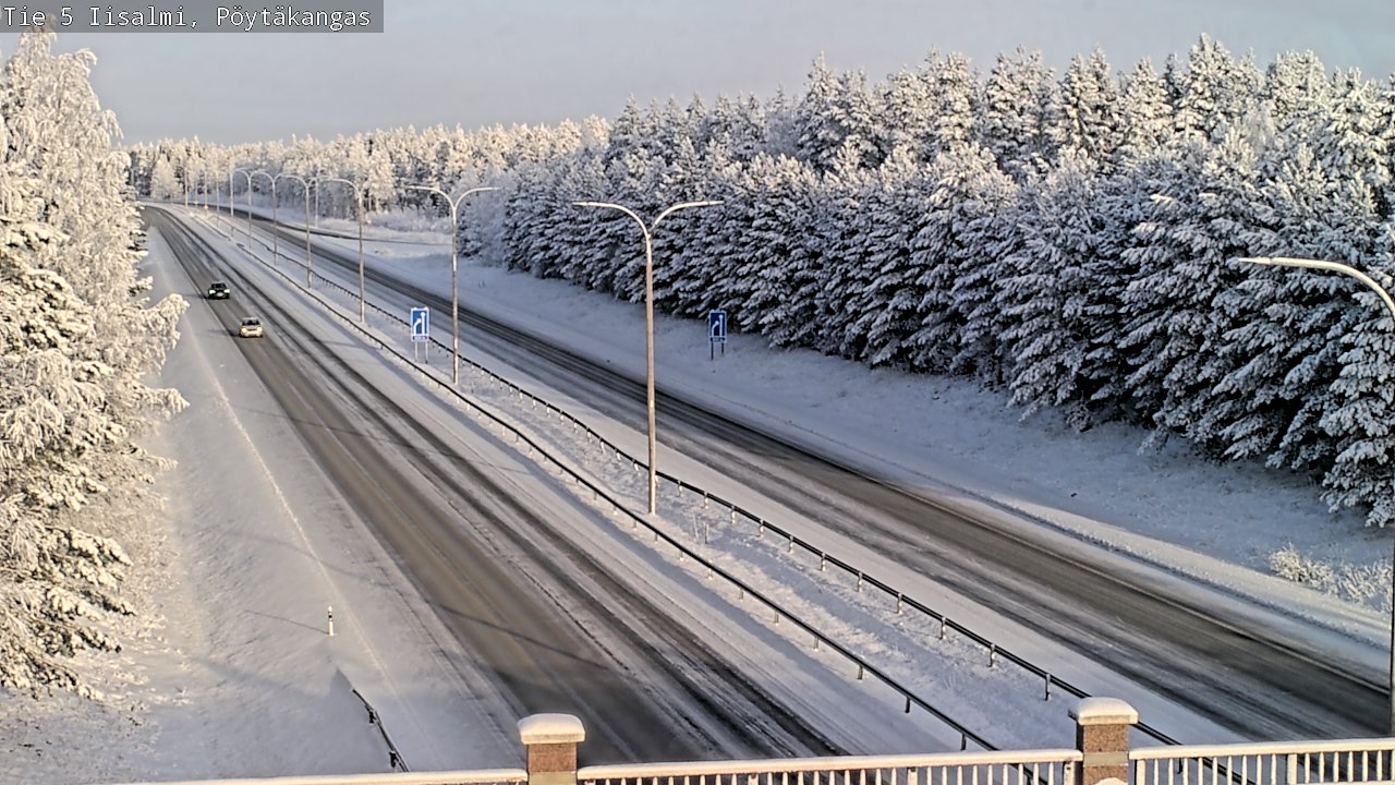 Weather Camera Image Väg 5 Idensalmi, Pöytäkangas, Iisalmi, Pohjois-Savo