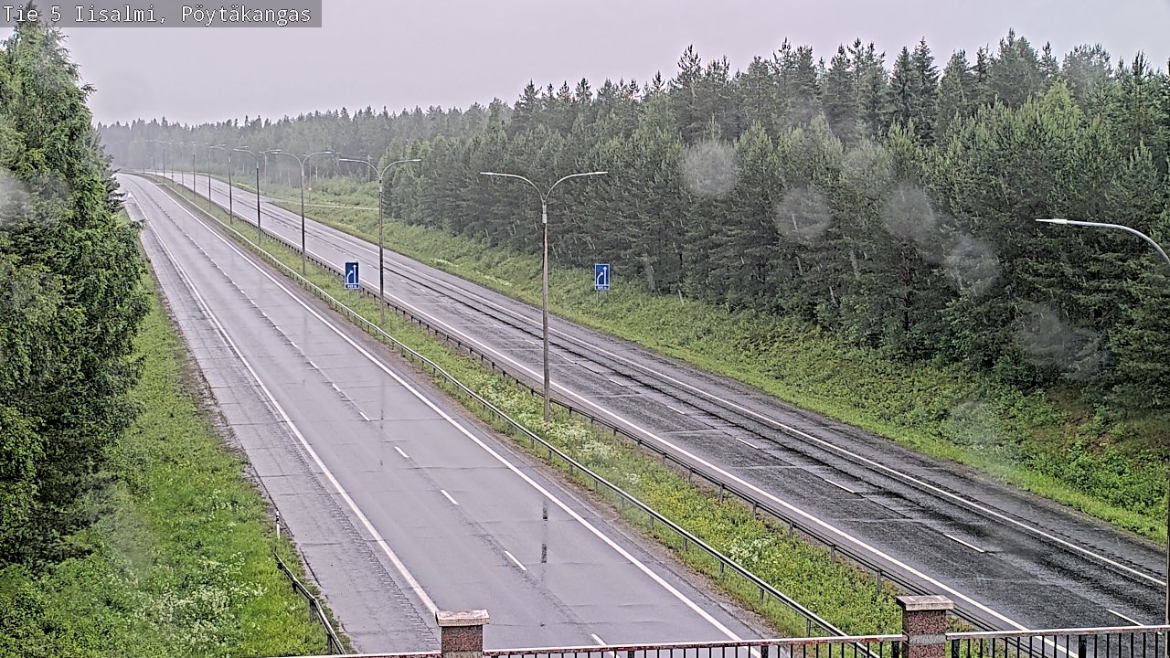 Weather Camera Image Väg 5 Idensalmi, Pöytäkangas, Iisalmi, Pohjois-Savo