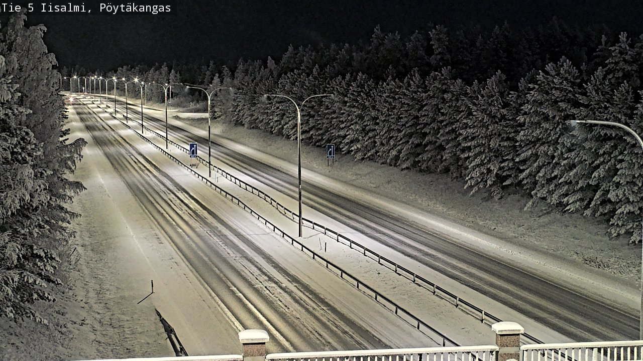 Weather Camera Image Väg 5 Idensalmi, Pöytäkangas, Iisalmi, Pohjois-Savo