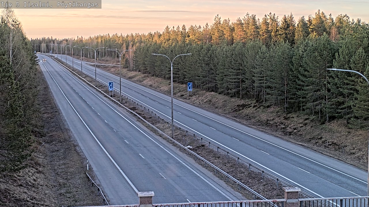 Weather Camera Image Väg 5 Idensalmi, Pöytäkangas, Iisalmi, Pohjois-Savo