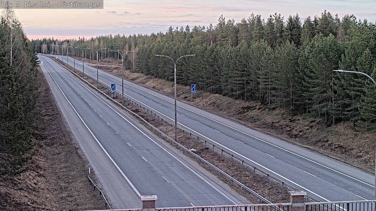 Weather Camera Image Väg 5 Idensalmi, Pöytäkangas, Iisalmi, Pohjois-Savo