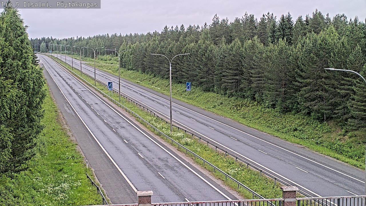 Kelikamerat Kuva Tie 5 Iisalmi, Pöytäkangas, Iisalmi, Pohjois-Savo