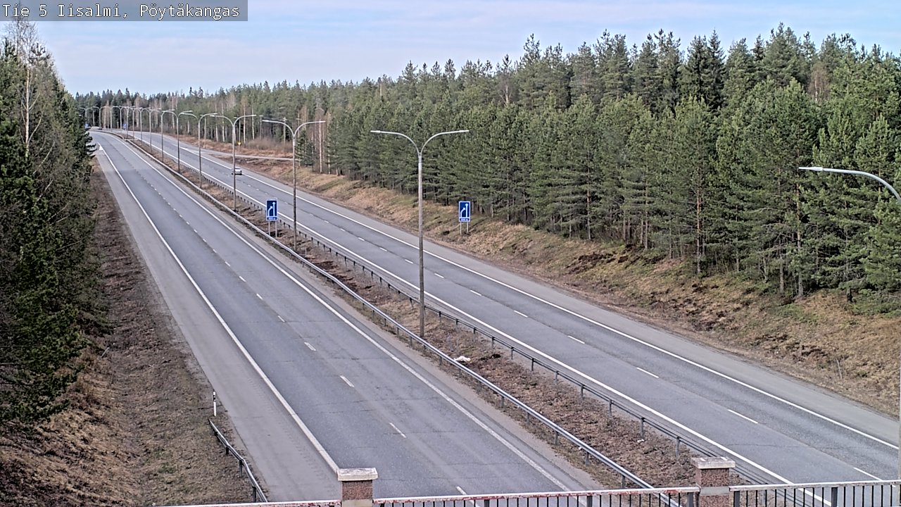 Weather Camera Image Väg 5 Idensalmi, Pöytäkangas, Iisalmi, Pohjois-Savo