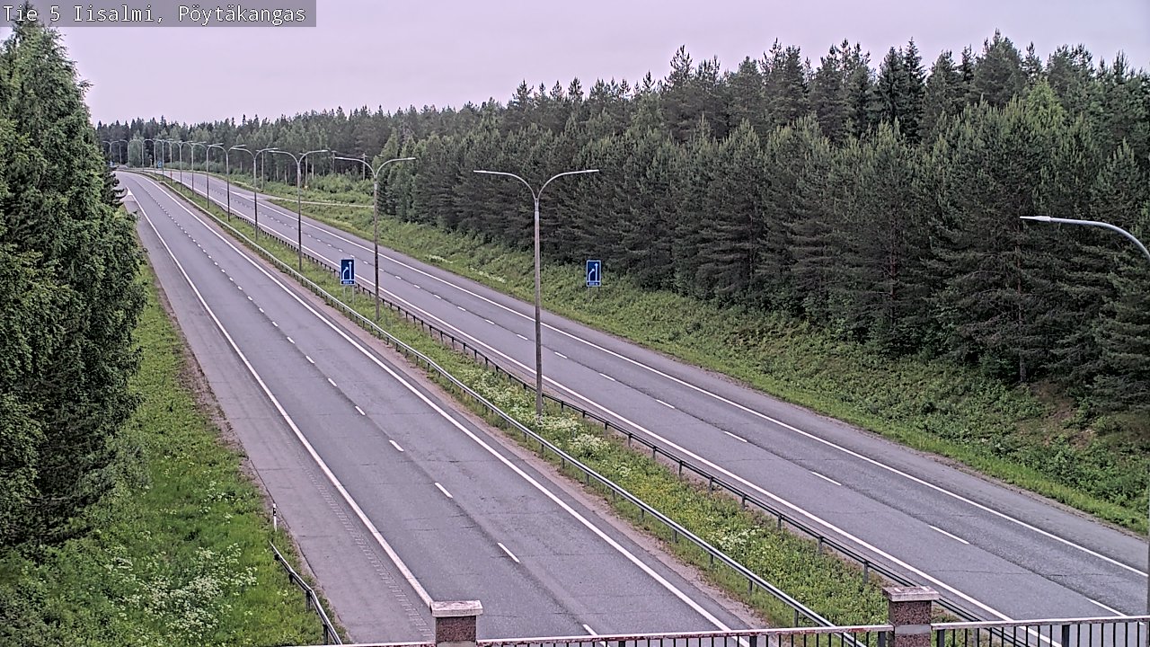 Kelikamerat Kuva Tie 5 Iisalmi, Pöytäkangas, Iisalmi, Pohjois-Savo