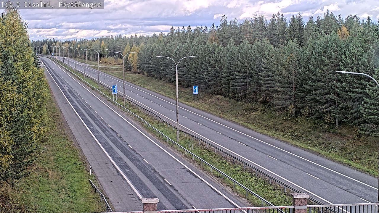 Weather Camera Image Road 5 Iisalmi, Pöytäkangas, Iisalmi, Pohjois-Savo
