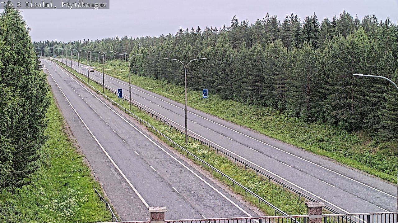 Kelikamerat Kuva Tie 5 Iisalmi, Pöytäkangas, Iisalmi, Pohjois-Savo