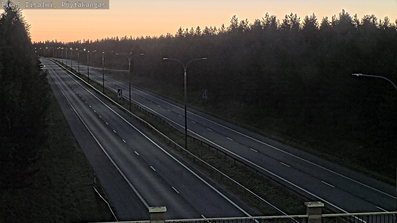 Weather Camera Image Road 5 Iisalmi, Pöytäkangas, Iisalmi, Pohjois-Savo
