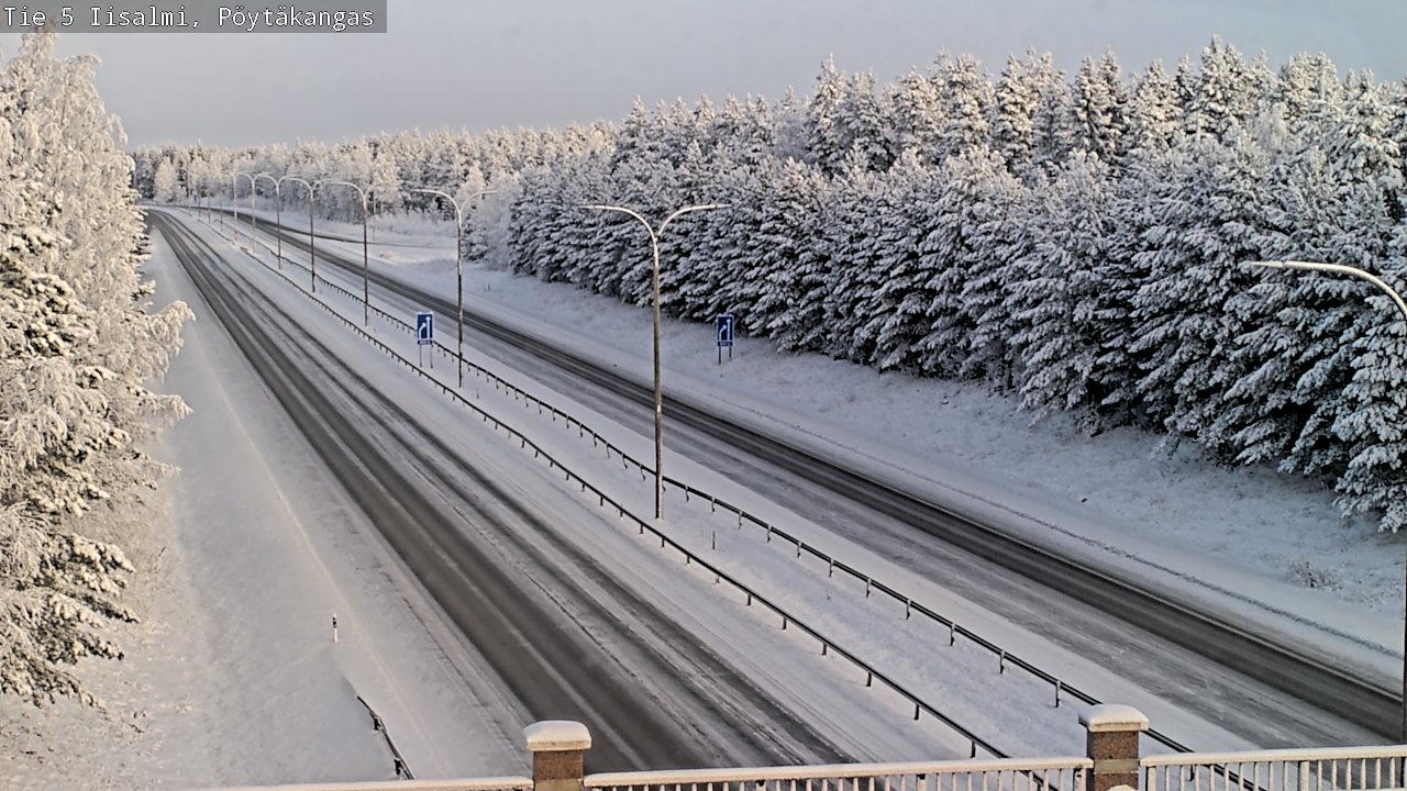 Weather Camera Image Väg 5 Idensalmi, Pöytäkangas, Iisalmi, Pohjois-Savo