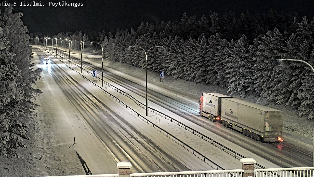 Weather Camera Image Väg 5 Idensalmi, Pöytäkangas, Iisalmi, Pohjois-Savo