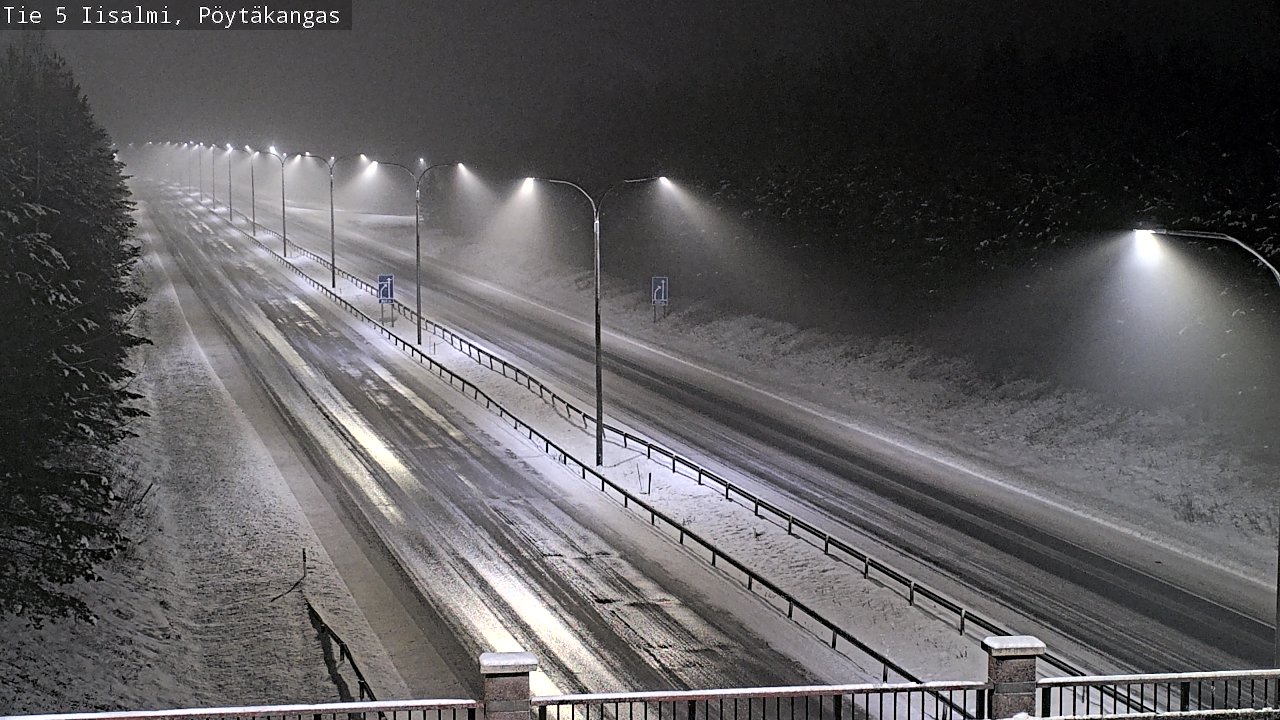Weather Camera Image Road 5 Iisalmi, Pöytäkangas, Iisalmi, Pohjois-Savo