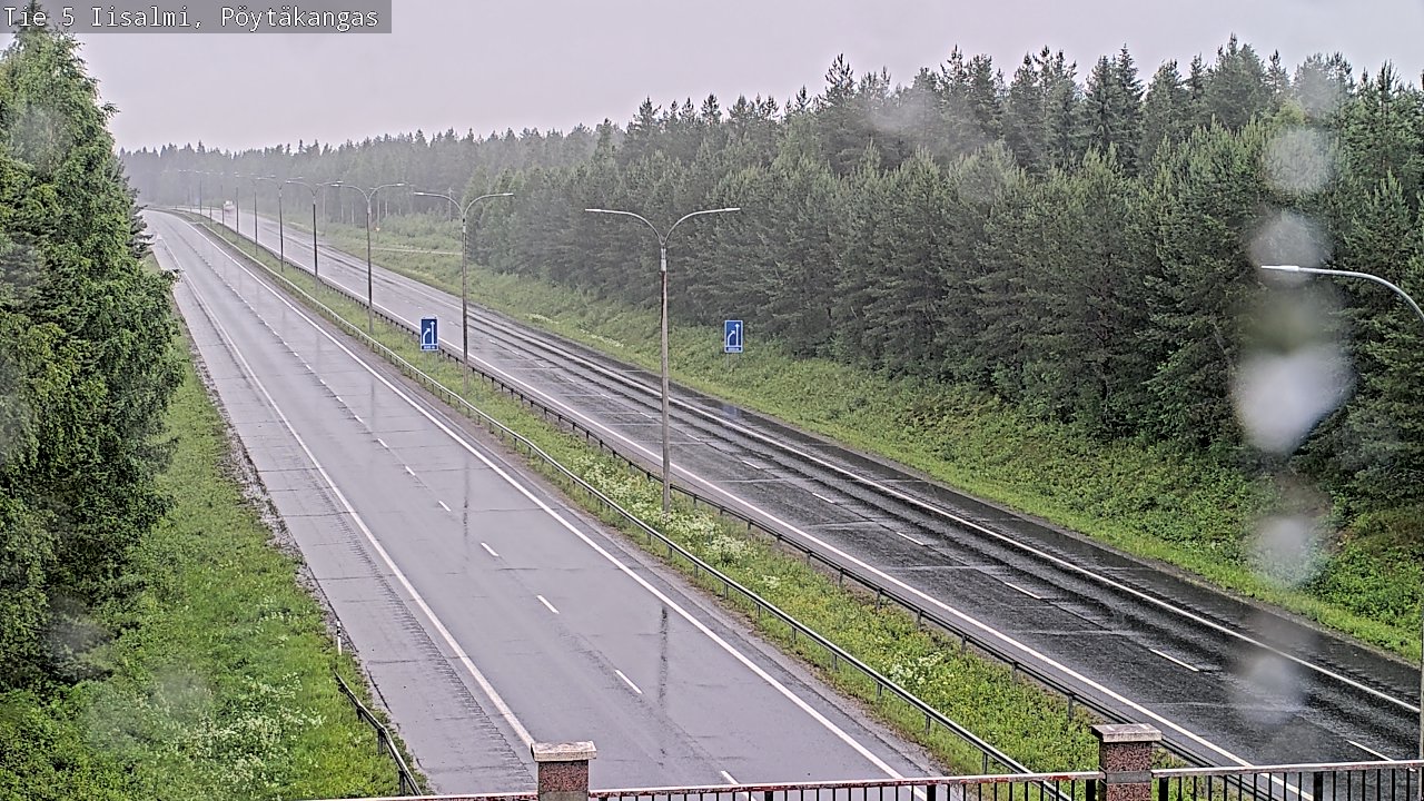 Weather Camera Image Väg 5 Idensalmi, Pöytäkangas, Iisalmi, Pohjois-Savo