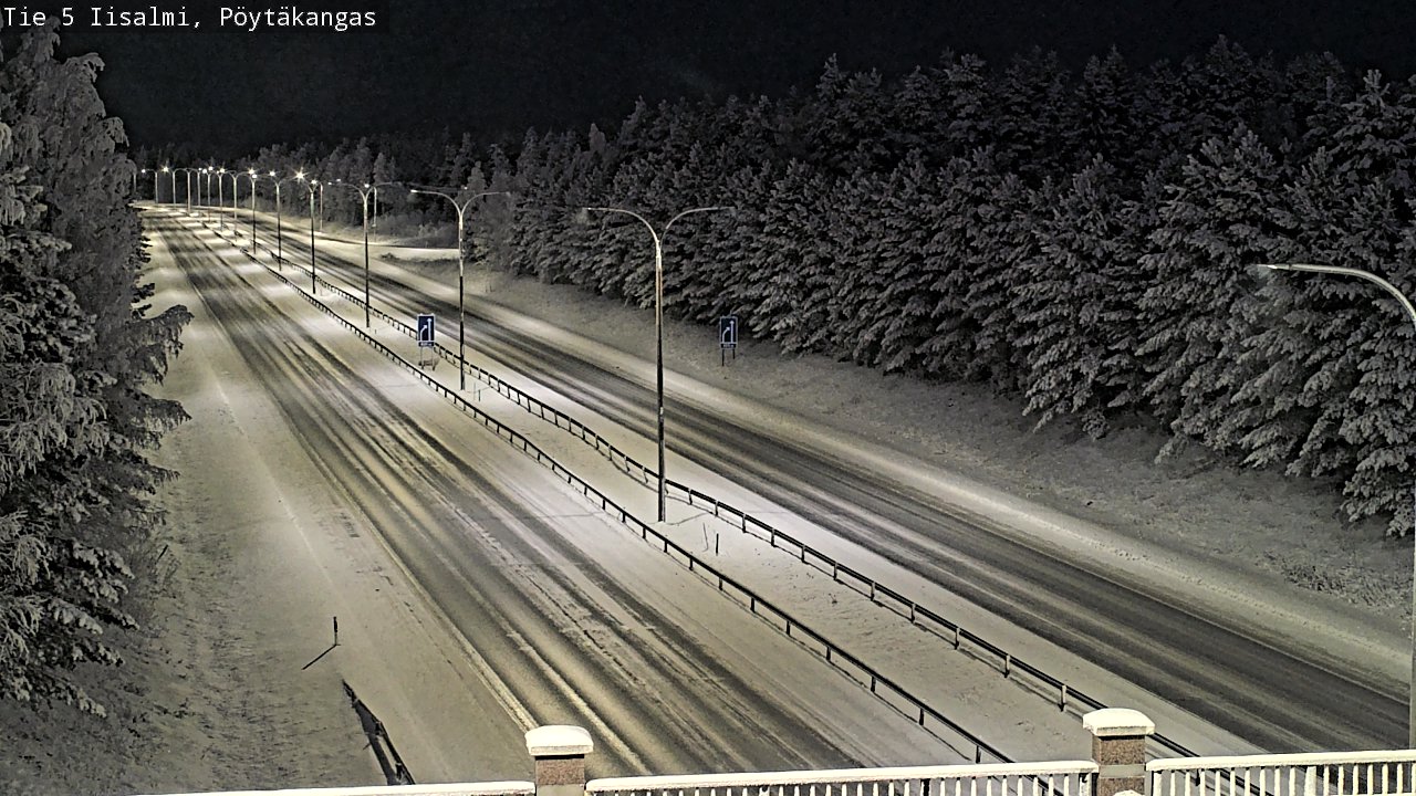 Weather Camera Image Väg 5 Idensalmi, Pöytäkangas, Iisalmi, Pohjois-Savo