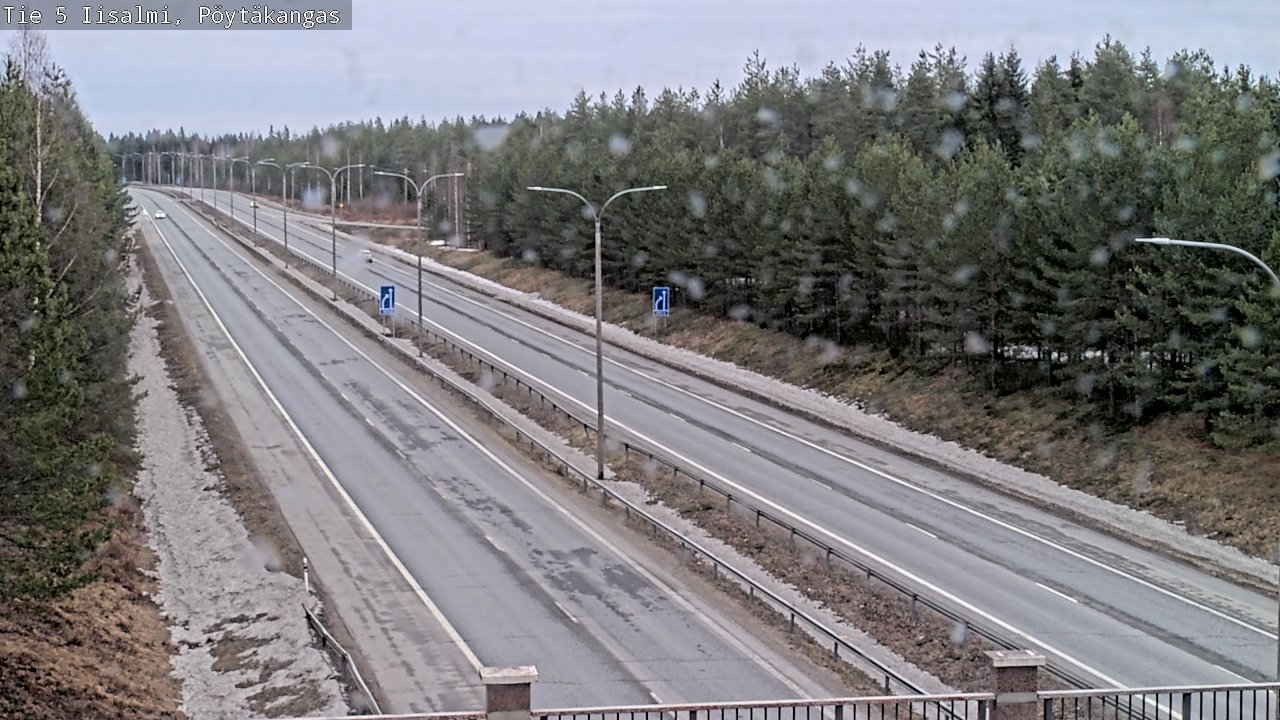 Kelikamerat Kuva Tie 5 Iisalmi, Pöytäkangas, Iisalmi, Pohjois-Savo