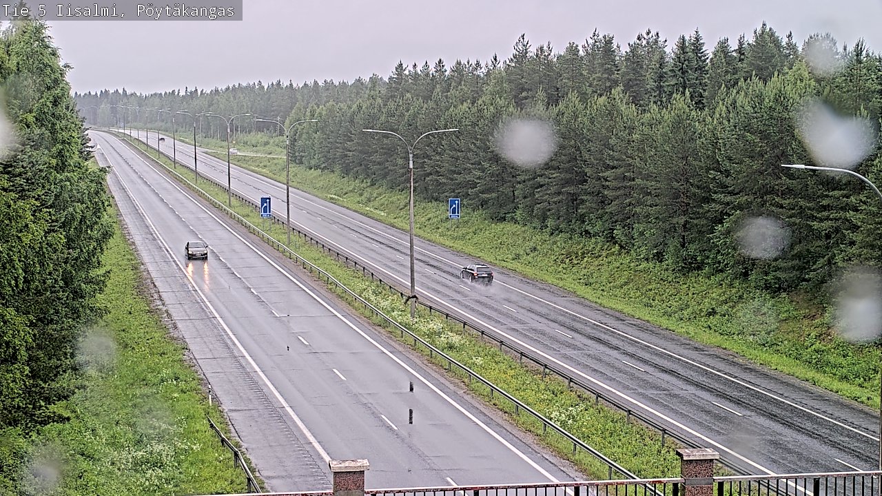 Weather Camera Image Väg 5 Idensalmi, Pöytäkangas, Iisalmi, Pohjois-Savo