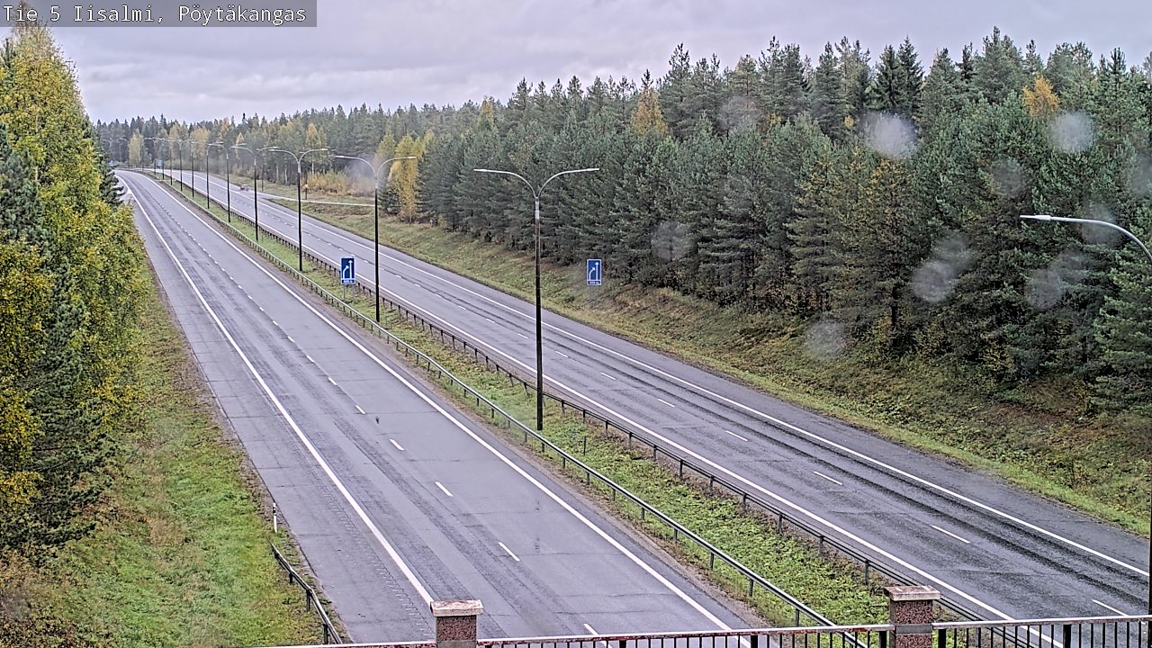 Weather Camera Image Väg 5 Idensalmi, Pöytäkangas, Iisalmi, Pohjois-Savo