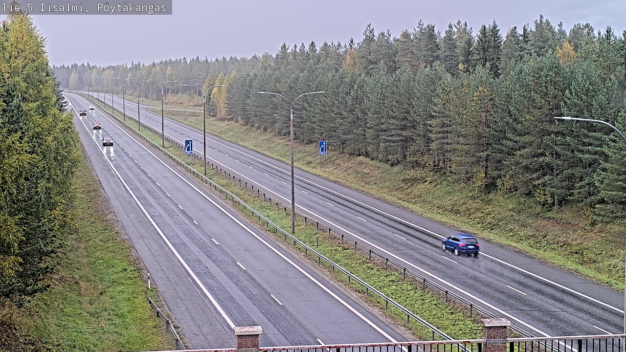Kelikamerat Kuva Tie 5 Iisalmi, Pöytäkangas, Iisalmi, Pohjois-Savo