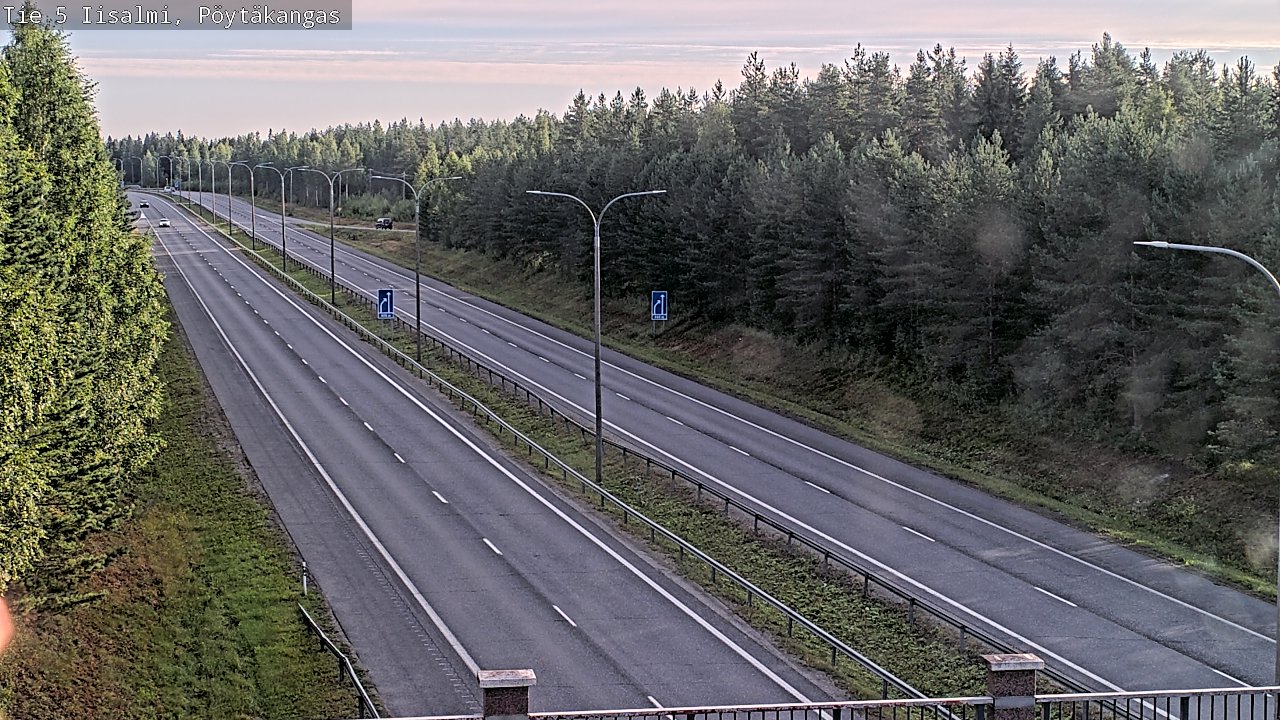 Weather Camera Image Väg 5 Idensalmi, Pöytäkangas, Iisalmi, Pohjois-Savo