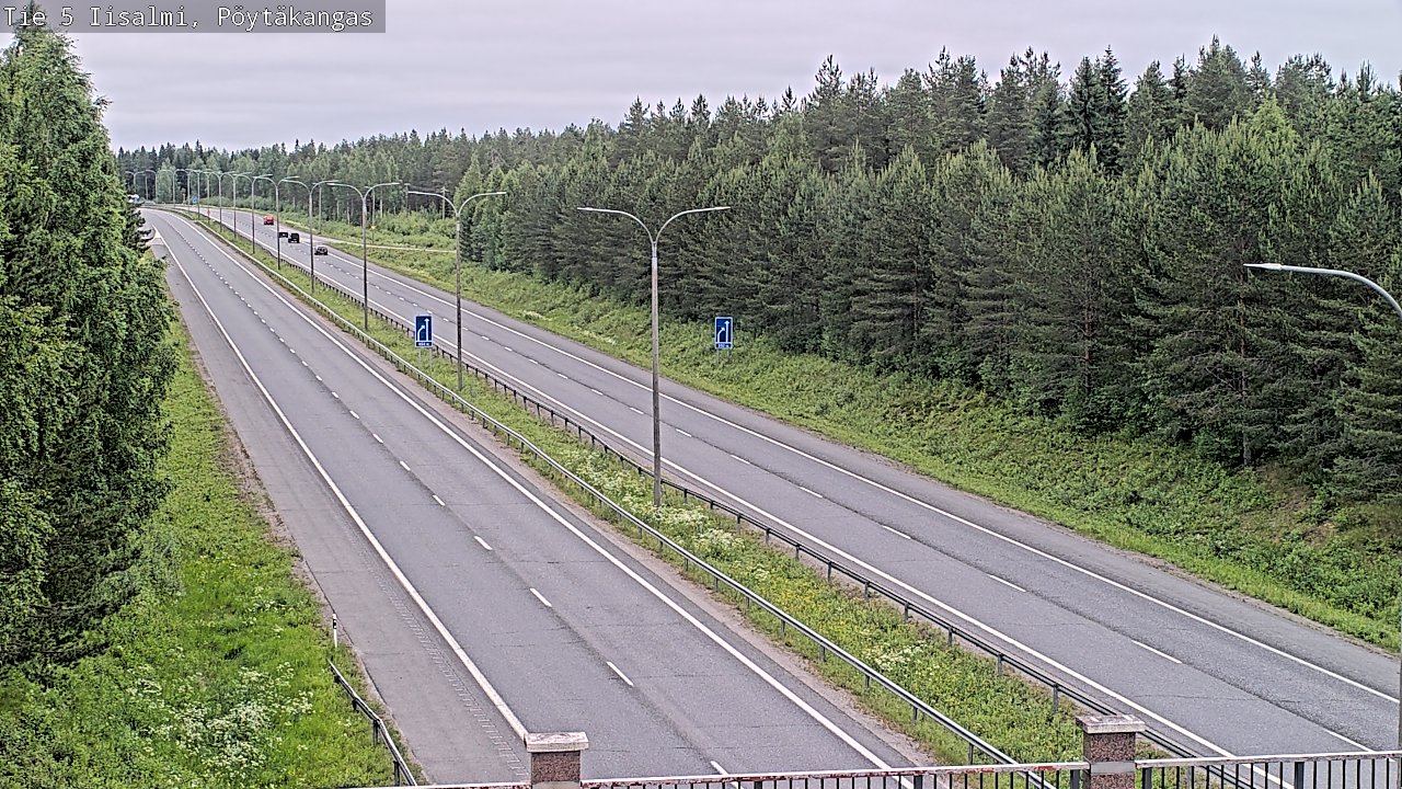Kelikamerat Kuva Tie 5 Iisalmi, Pöytäkangas, Iisalmi, Pohjois-Savo