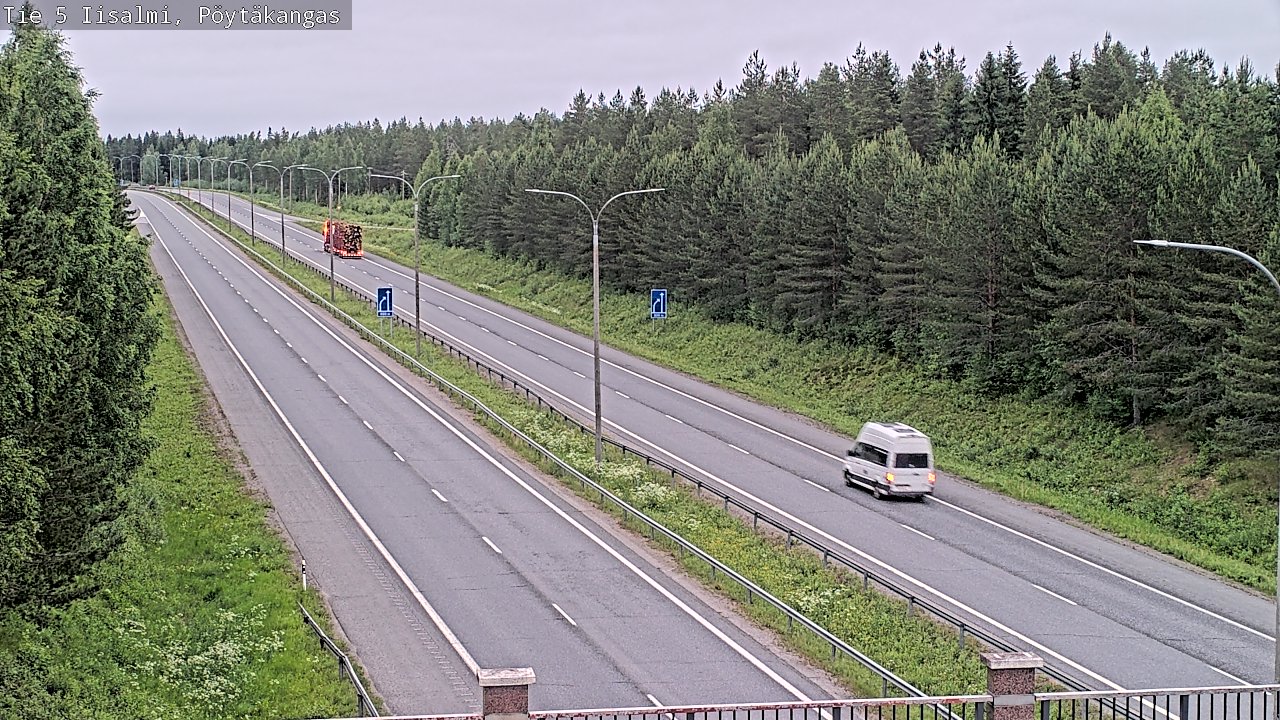 Kelikamerat Kuva Tie 5 Iisalmi, Pöytäkangas, Iisalmi, Pohjois-Savo
