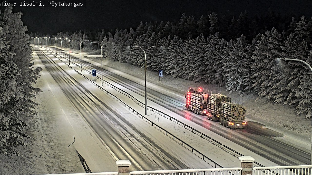 Weather Camera Image Väg 5 Idensalmi, Pöytäkangas, Iisalmi, Pohjois-Savo