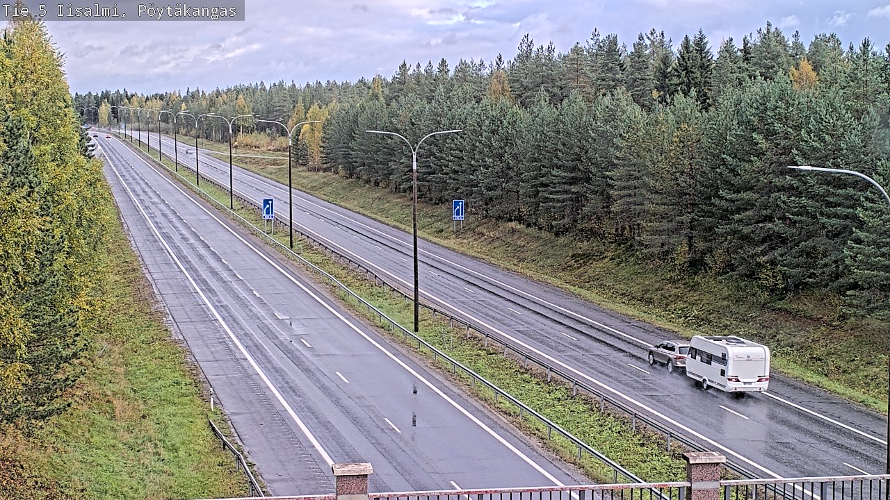 Weather Camera Image Road 5 Iisalmi, Pöytäkangas, Iisalmi, Pohjois-Savo