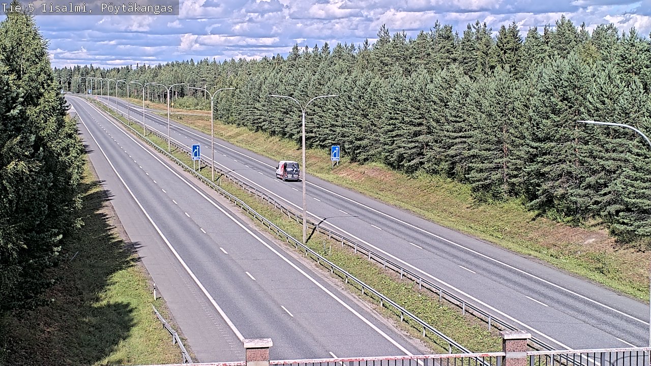 Weather Camera Image Road 5 Iisalmi, Pöytäkangas, Iisalmi, Pohjois-Savo