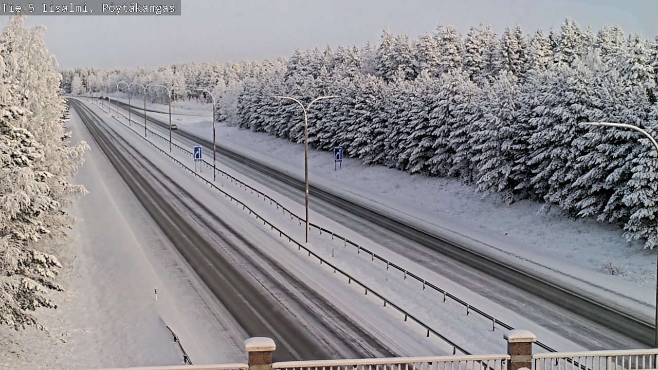 Weather Camera Image Väg 5 Idensalmi, Pöytäkangas, Iisalmi, Pohjois-Savo