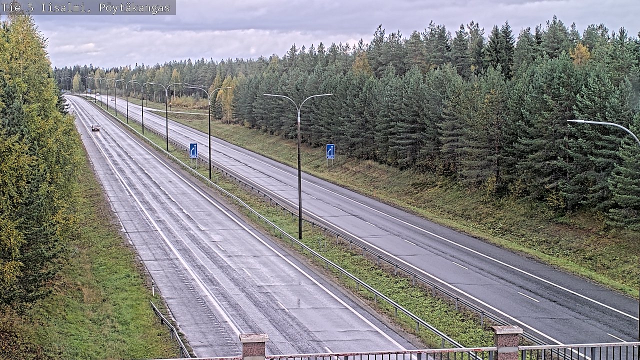 Weather Camera Image Road 5 Iisalmi, Pöytäkangas, Iisalmi, Pohjois-Savo