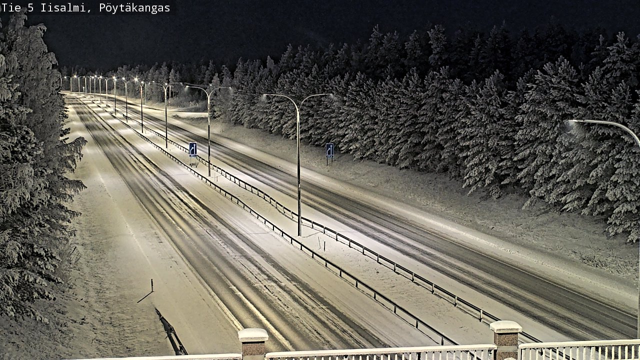 Weather Camera Image Väg 5 Idensalmi, Pöytäkangas, Iisalmi, Pohjois-Savo