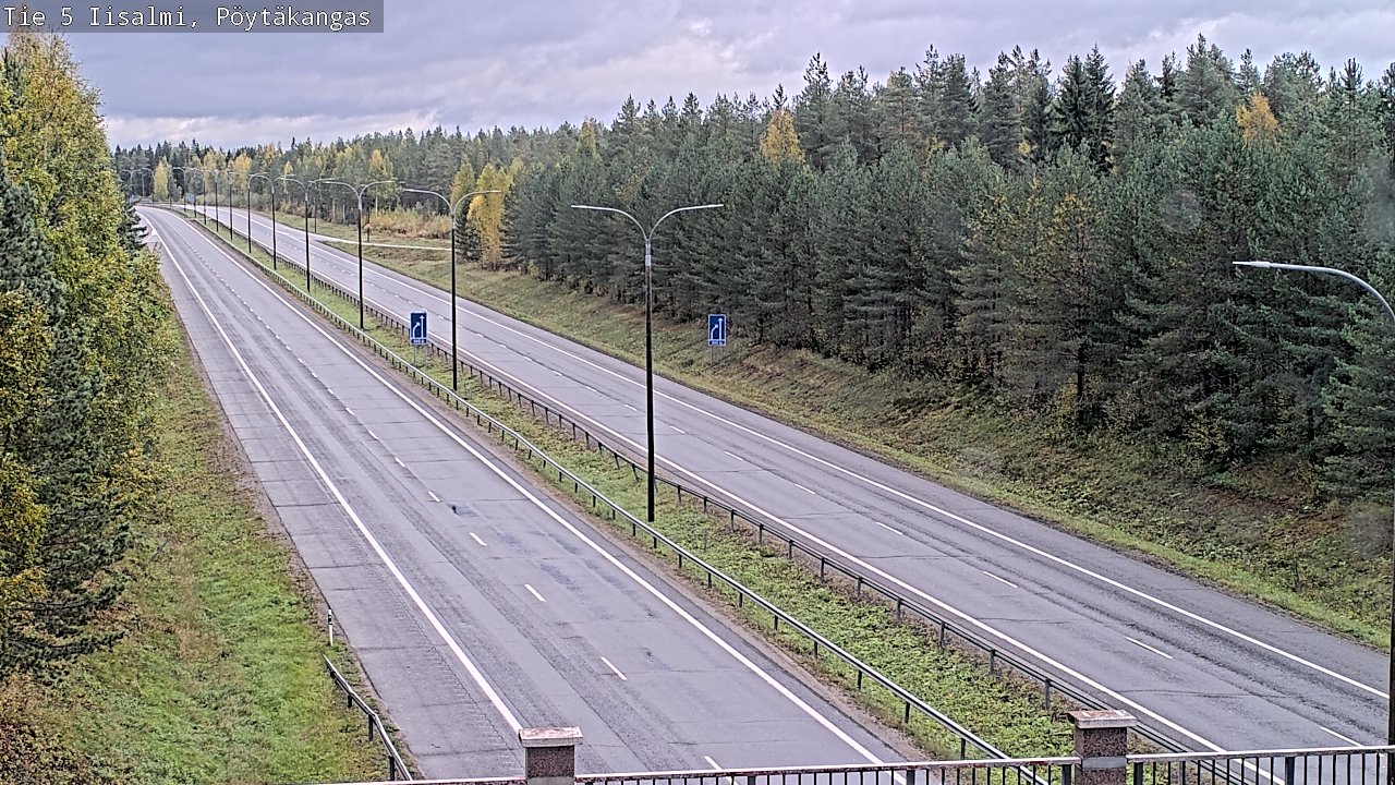Weather Camera Image Väg 5 Idensalmi, Pöytäkangas, Iisalmi, Pohjois-Savo