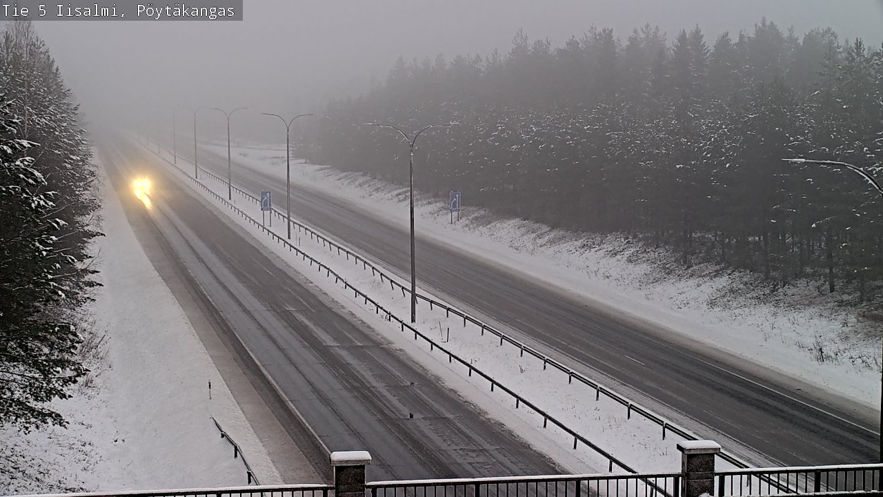 Weather Camera Image Road 5 Iisalmi, Pöytäkangas, Iisalmi, Pohjois-Savo