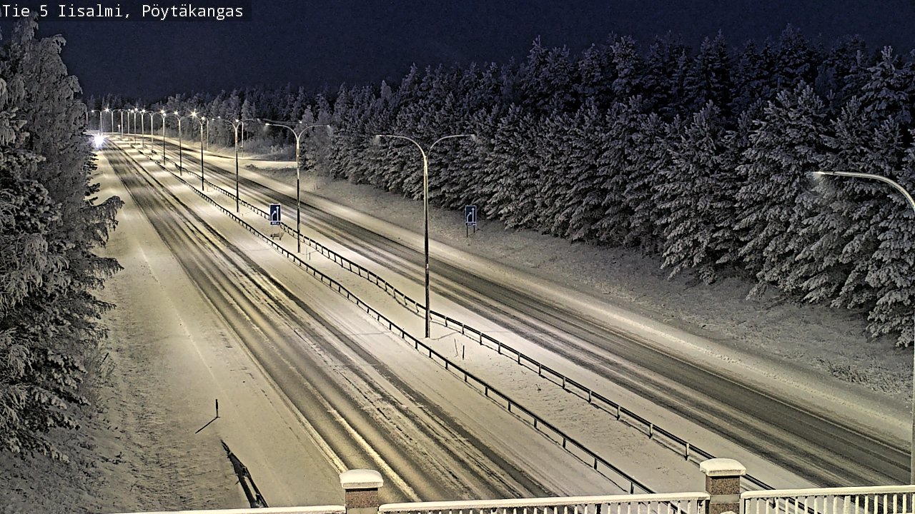 Weather Camera Image Väg 5 Idensalmi, Pöytäkangas, Iisalmi, Pohjois-Savo