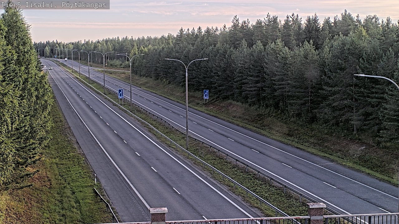 Weather Camera Image Väg 5 Idensalmi, Pöytäkangas, Iisalmi, Pohjois-Savo