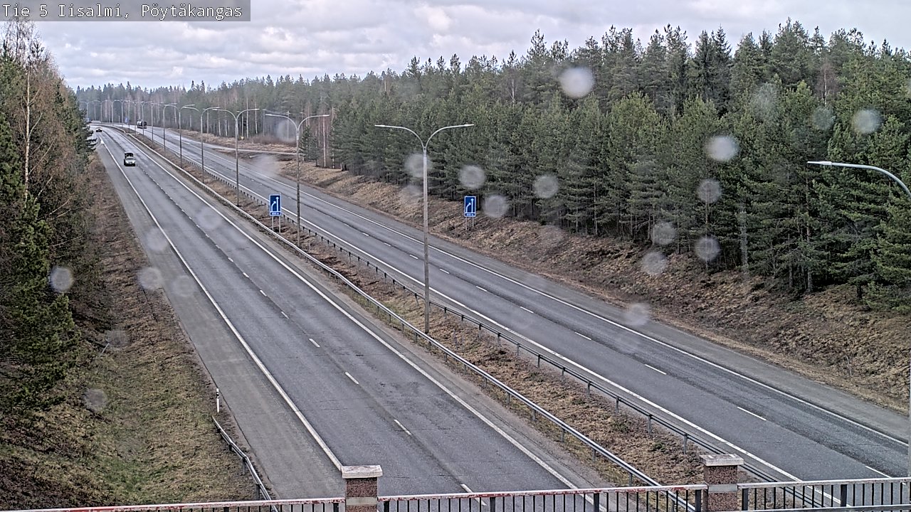 Weather Camera Image Väg 5 Idensalmi, Pöytäkangas, Iisalmi, Pohjois-Savo